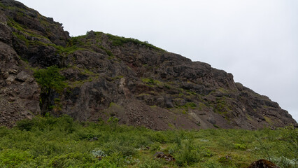 view of the mountain