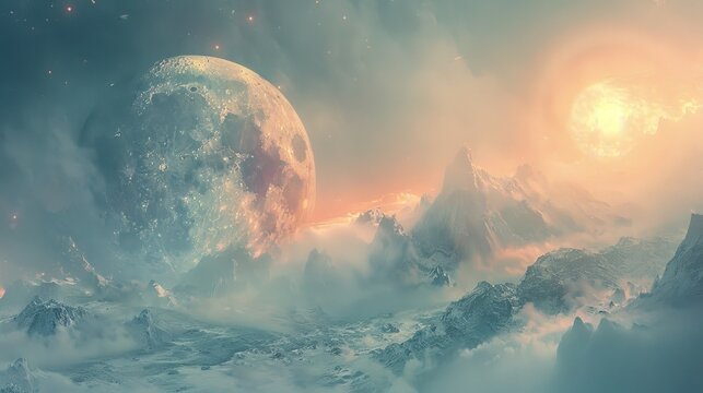 Fantasy Landscapes: Create ethereal, dream-like landscapes with a fine, grainy overlay, giving them a magical, otherworldly quality.