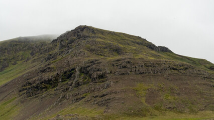 view of the mountains