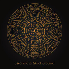 Luxurious mandala pattern background, circular pattern vector design