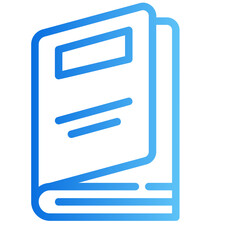 book gradient icon