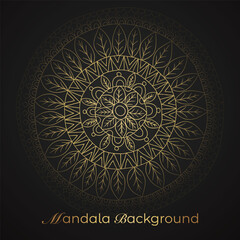 luxury mandala pattern background, circular pattern vector design
