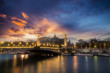 Bridge of the Alexandre III, Paris - obrazy, fototapety, plakaty