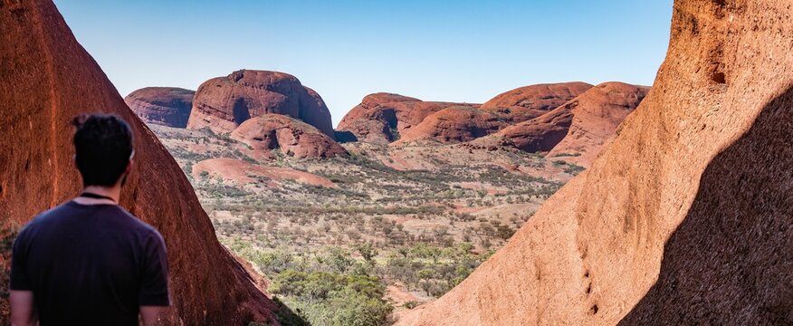 Majestic Outback: A Glimpse of Olgas Kata Tjuta Through the Eyes of a Lone Adventurer