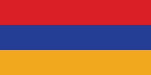 National Flag of Armenia, Armenia sign, Armenia Flag - obrazy, fototapety, plakaty