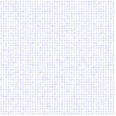 pattern of coloured letters