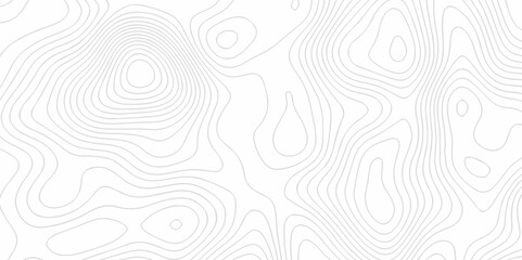 Lines map seamless topographic contour lines vector pattern. Geographic map and topographic contours map background. Vector illustration. White wave paper reliefs. - obrazy, fototapety, plakaty