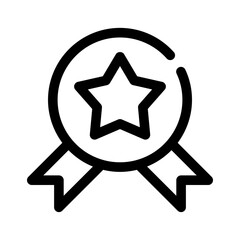 achievement line icon