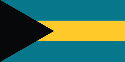 National Flag of Bahamas, Bahamas sign, Bahamas Flag