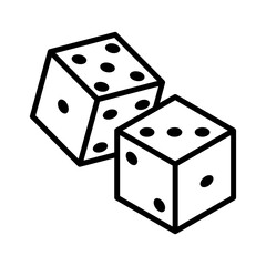 Dice Icon Element For Design