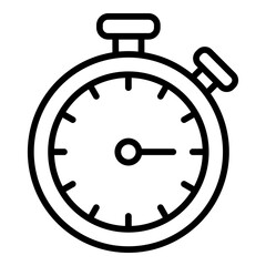 Stopwatch Icon Element For Design