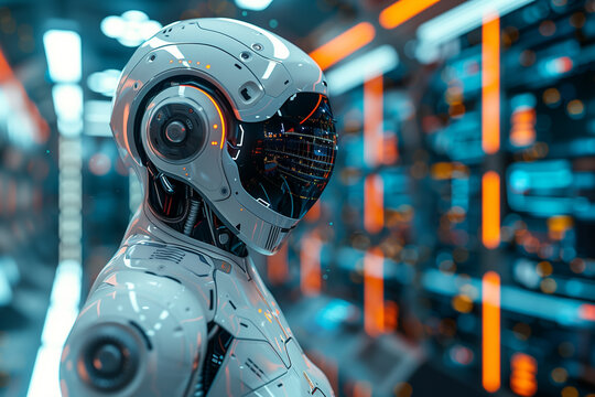 Robot with integrated artificial intelligence