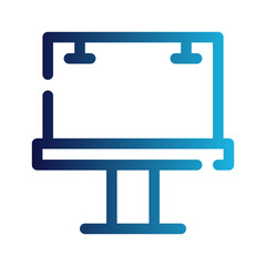 Advertisement gradient icon