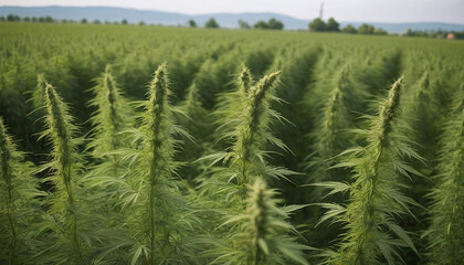 Industrial Hemp In Green Agriculture.