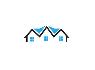 House logo icon, home building symbol, estate design