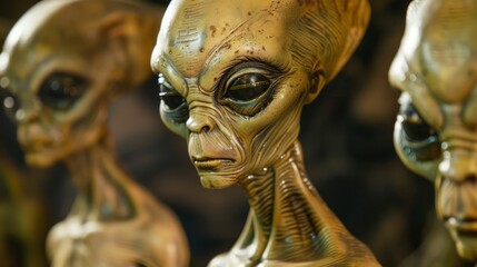 Classic alien museum, historical artifacts from across the galaxy, guided tours
