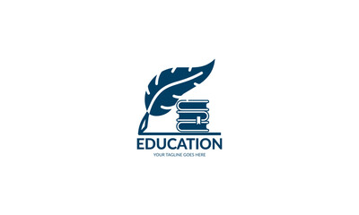 Obraz premium university, graduate, campus, education logo design creative people logos.