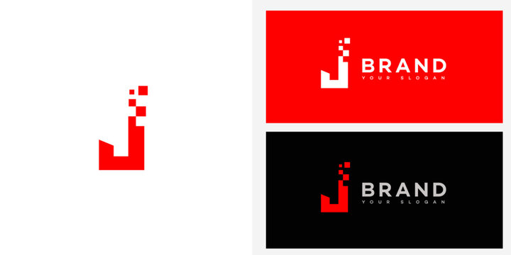 J Letter Logo Icon Brand Identity, J Letter Sign Symbol Template 