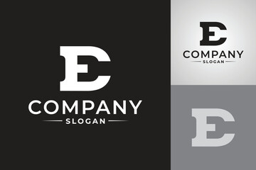 The logo is for a company and it is a letter E