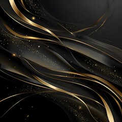 Background black with gold, pattern