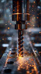 high speed photography of custom drill using carbide with PVD coating