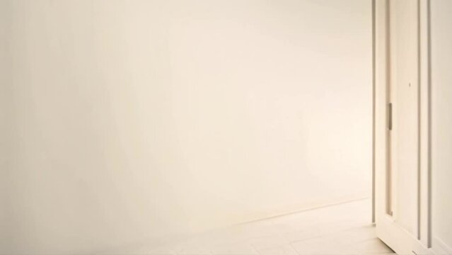 video empty white room