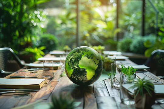 A think tank roundtable discussion on sustainable economic policies, focusing on longterm environmental and fiscal health