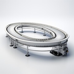a circular conveyor belt