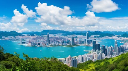 Obraz premium Hong Kong Cityscape