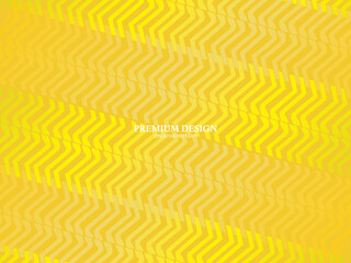 Premium background design with yellow luxury motif. Vector horizontal template, for digital lux business banner, contemporary formal invitation, luxury voucher, gift certificate, etc.
