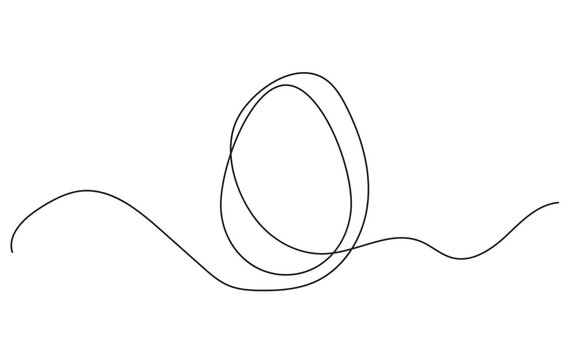 recommend clip art: Easter egg line art vector illustration