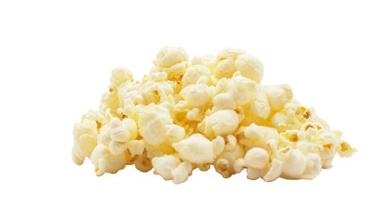 popcorn isolated on white background