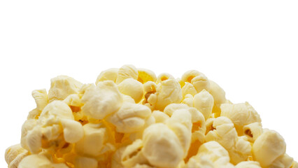 popcorn isolated on white