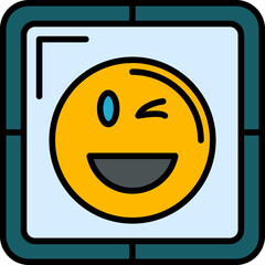 Fototapeta premium Happy Icon