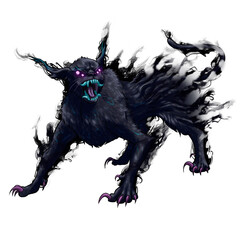 Dark Beast Panther illustration