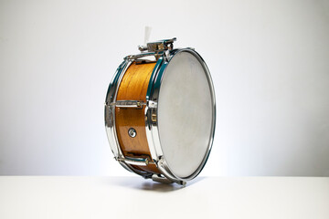 drum in wood style for a drum kit