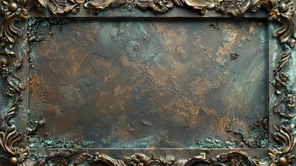 Enhance your historical collectibles with a Classic Weathered Bronze border frame set in an Ancient Battlefield theme for elegant decor displays.