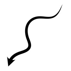 Curved Arrow