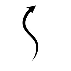 Curved Arrow