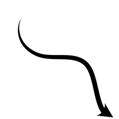 Curved Arrow