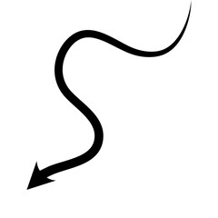Curved Arrow