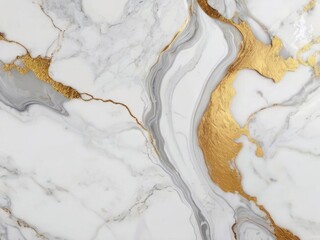 white marble background with gold swirl pattern.