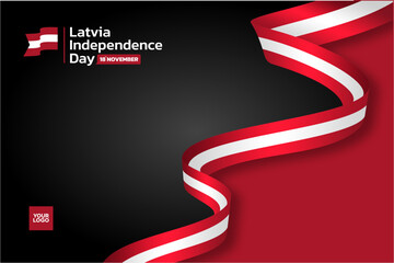 Latvia flag background, 18th of november latvia independence day.