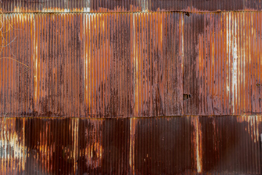 corrugated metal texture background