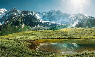 lake in the mountains