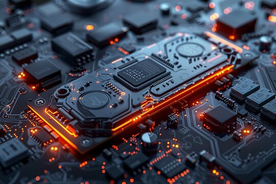 Explore a detailed illustration of a solid-state drive (SSD) highlighting the internal components and technology