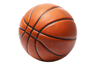 basketball ball isolated on white