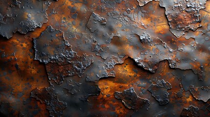 Rusted iron texture design background realistic photo