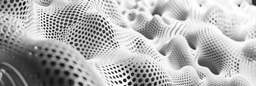 3D schwarz weisse geometrische und organisatorische Formen und Mustern 