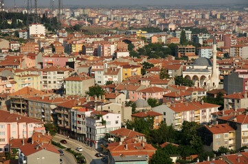 Fototapeta na wymiar A view from Turkey's historical city Edirne